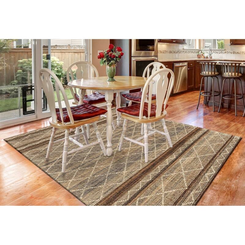 Liora Manne Artista Diamond Stripe Indoor/Outdoor Rug