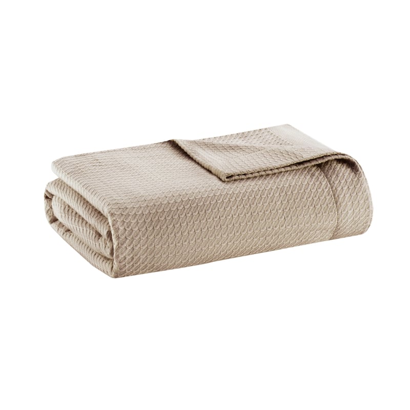 Madison Park Egyptian Cotton Solid Blanket