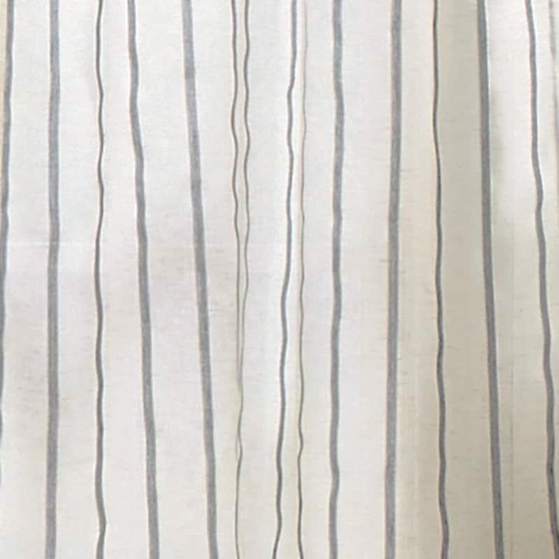 Martha Stewart Laguna Stripe 3-piece Curtain Tier and Valance Set