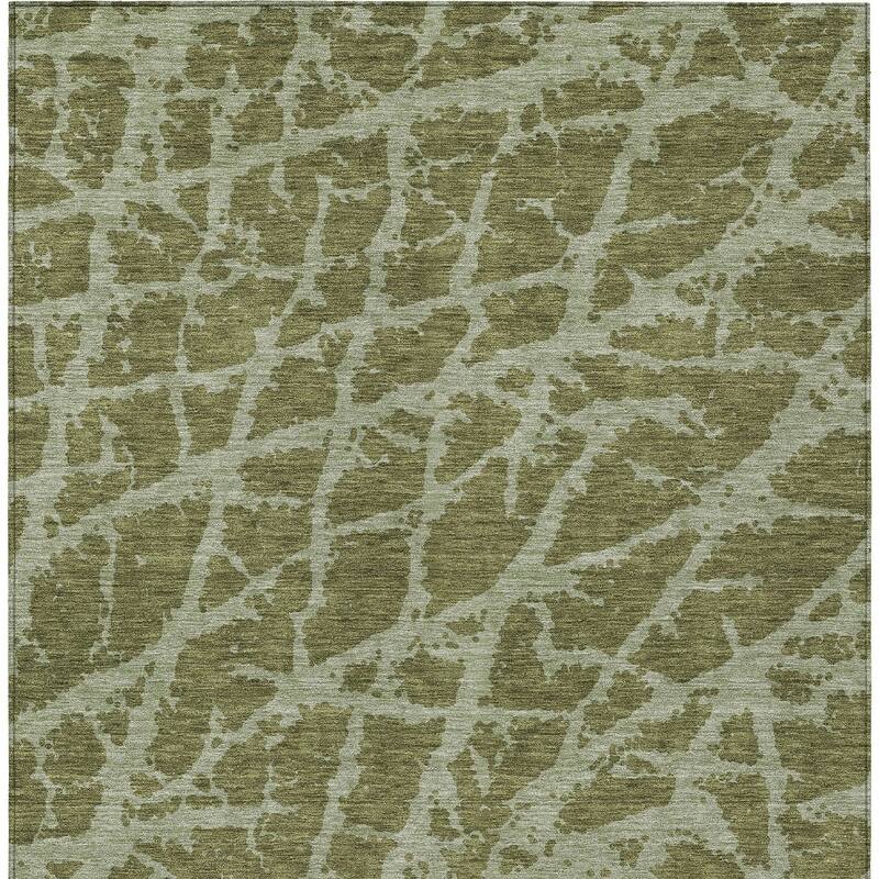 Allie Unique Abstract Weather Resistant Timeless Fusion Outdoor Rug