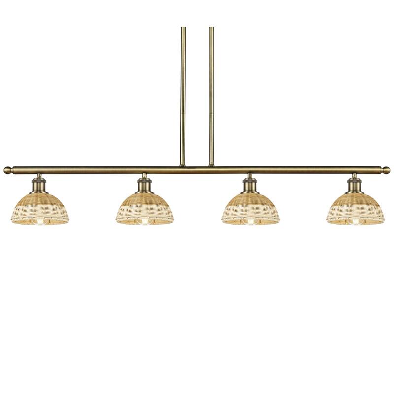 Innovations Lighting 516-4I-8-48 Bristol Natural II Linear Bristol - Antique Brass / Natural