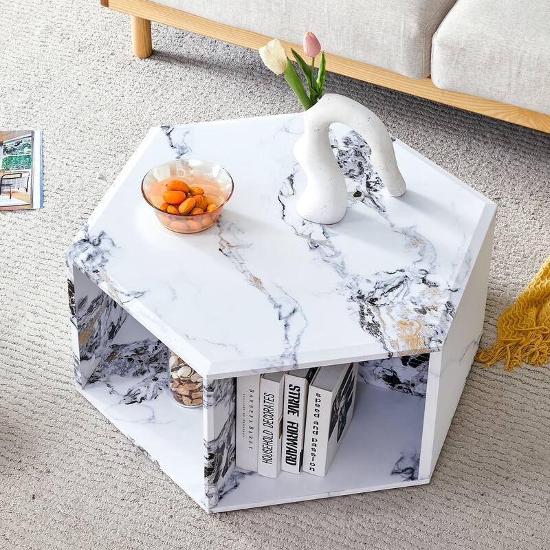 Modern Hexagonal Coffee Table
