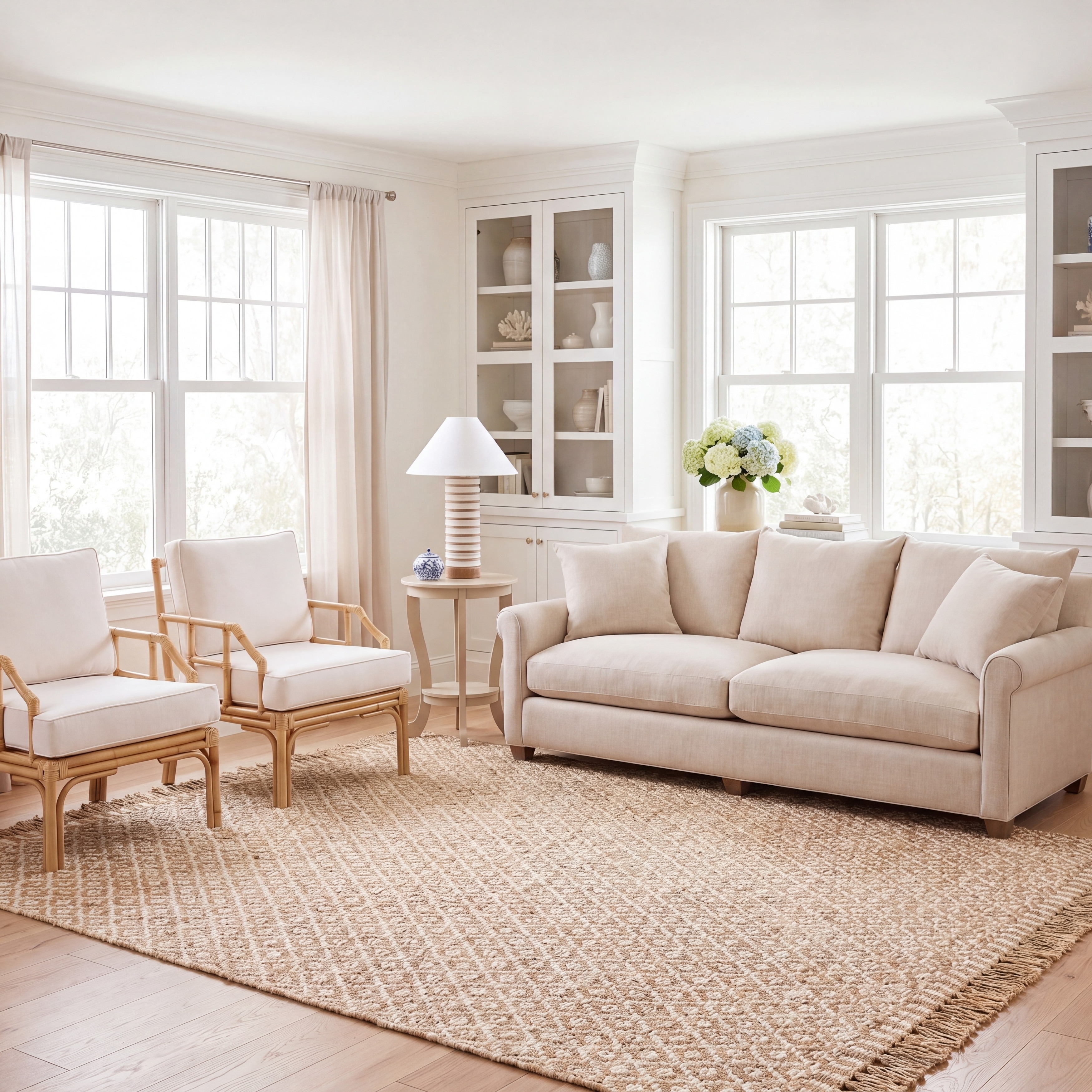 SAFAVIEH Handmade Natural Fiber Allisson Jute Fringe Rug