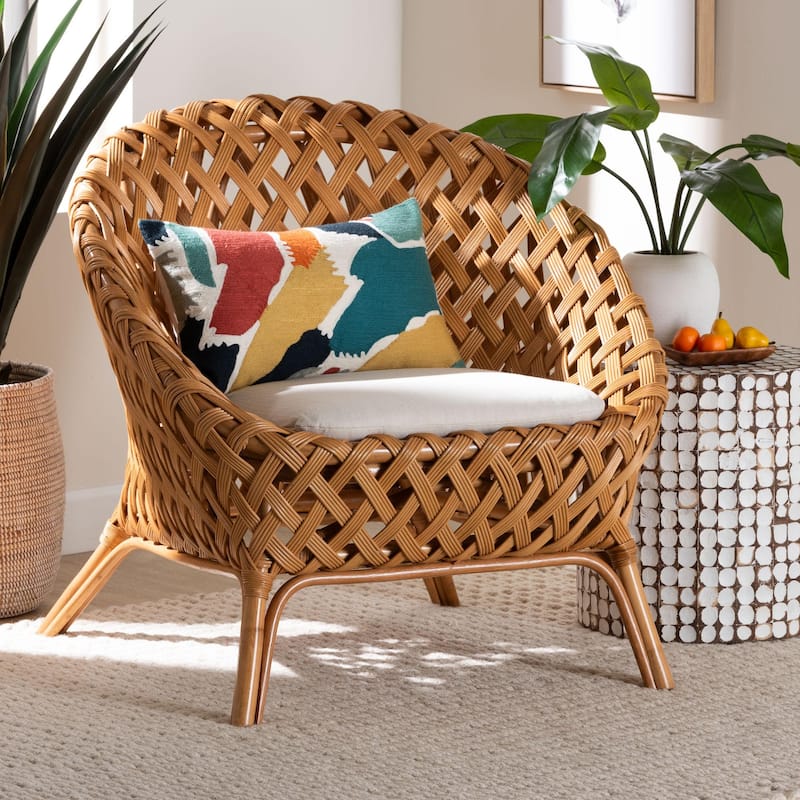 Robista Bohemian Natural Rattan Accent Chair
