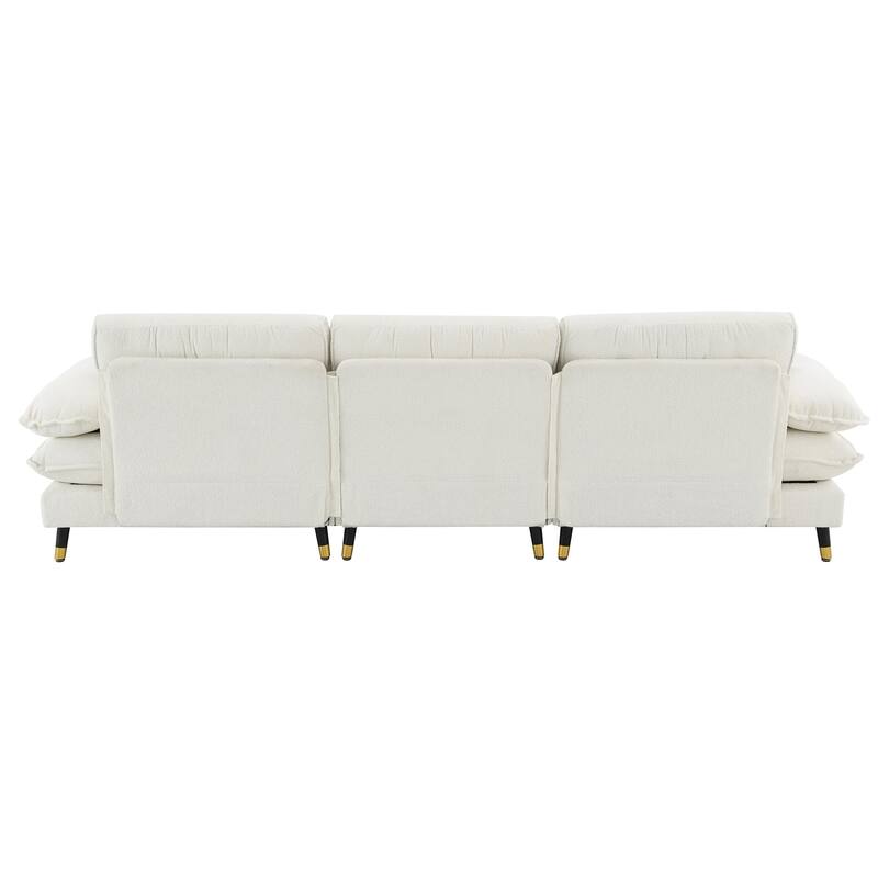 4-seater tufted sofa set