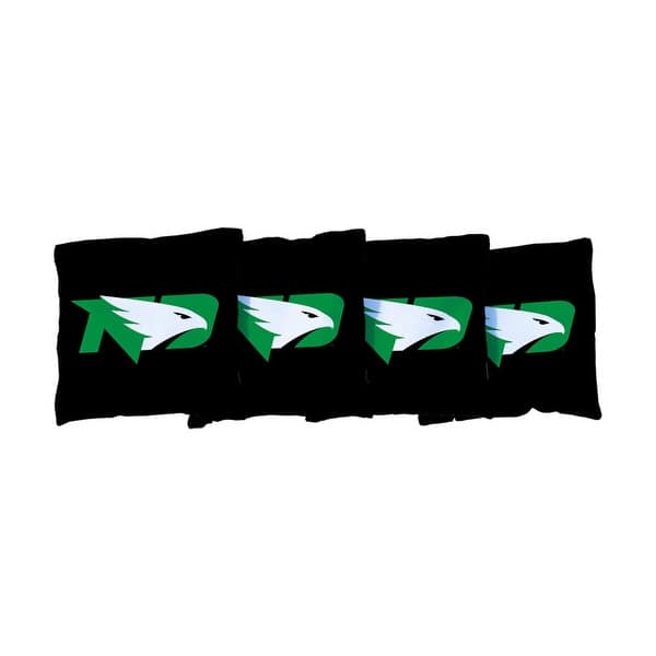 slide 2 of 3, North Dakota Black Cornhole Bags All-Weather Resin Filled