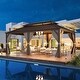 preview thumbnail 1 of 142, Outdoor Hardtop Gazebo Pergola w Galvanized Steel Roof and Aluminum Frame, Prime Curtains and nettings include 12*20 Rain Cutter