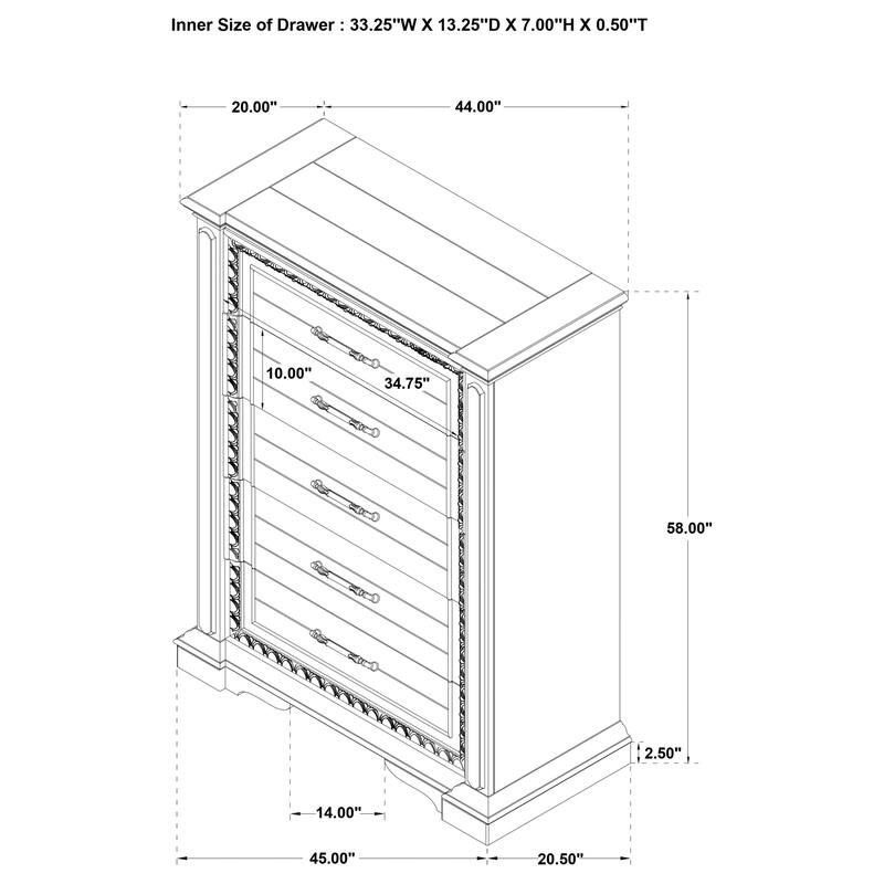 McKinney Bedroom Set Vintage White