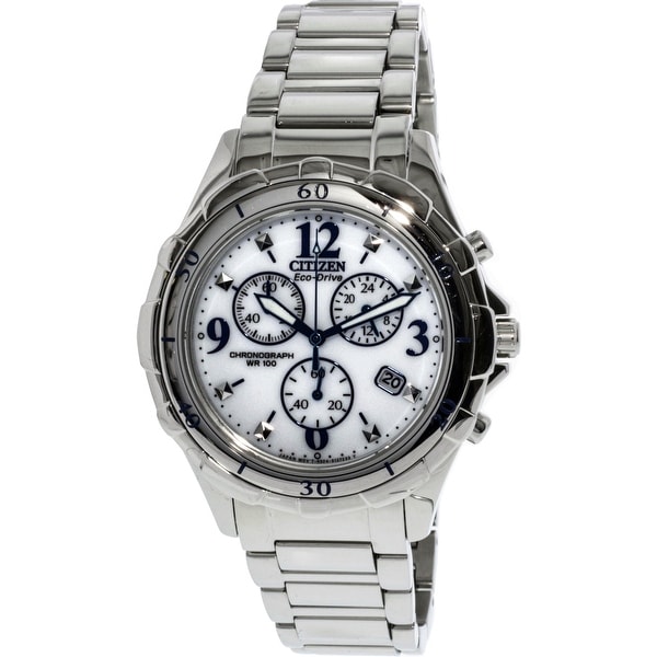 Shop Citizen Women's Eco-Drive Silver Stainless-Steel ...
