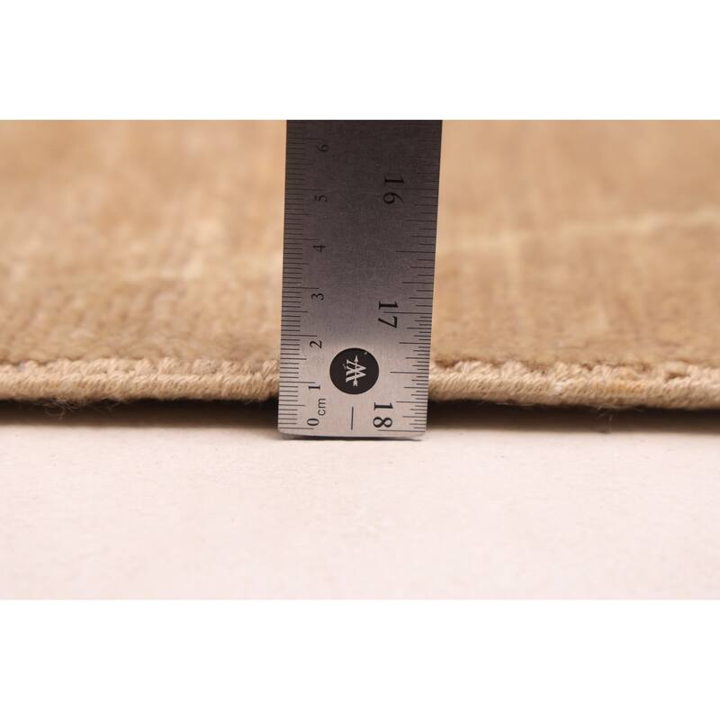 ECARPETGALLERY Hand-knotted Mystique Brown Wool Rug - 8'1 x 9'10