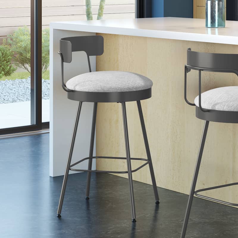 Amisco Monza Swivel Counter and Bar Stool