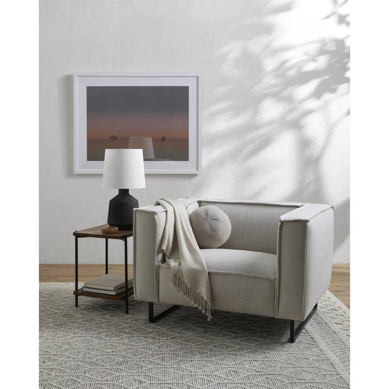 Mariel Modern Accent Chair - Off-White