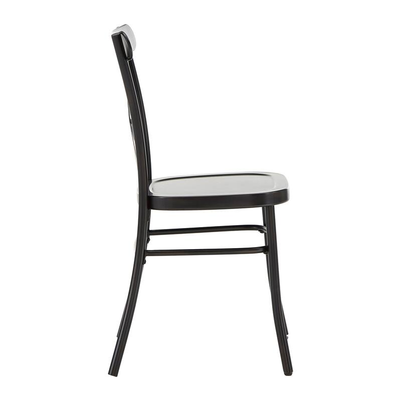 Wilmington II 42" 5-Piece Metal Chair Dining Set by iNSPIRE Q Classic