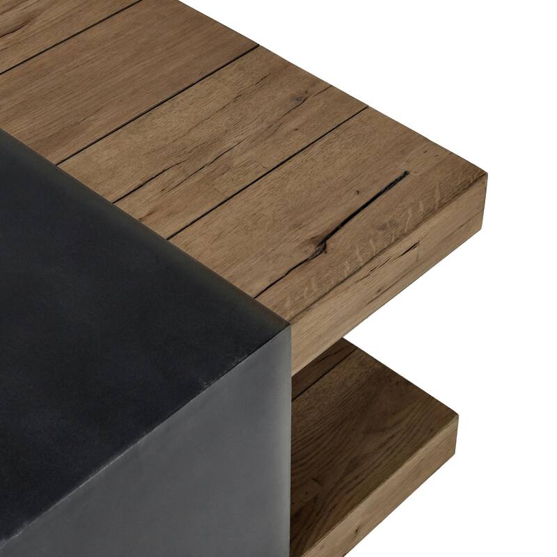 Classic Home Danica Coffee Table in Natural Oak