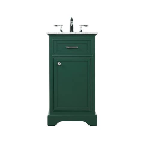 Arlo Single Bathroom Vanity in Green