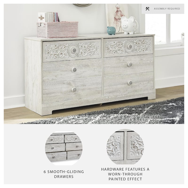 Signature Design by Ashley Paxberry White Dresser