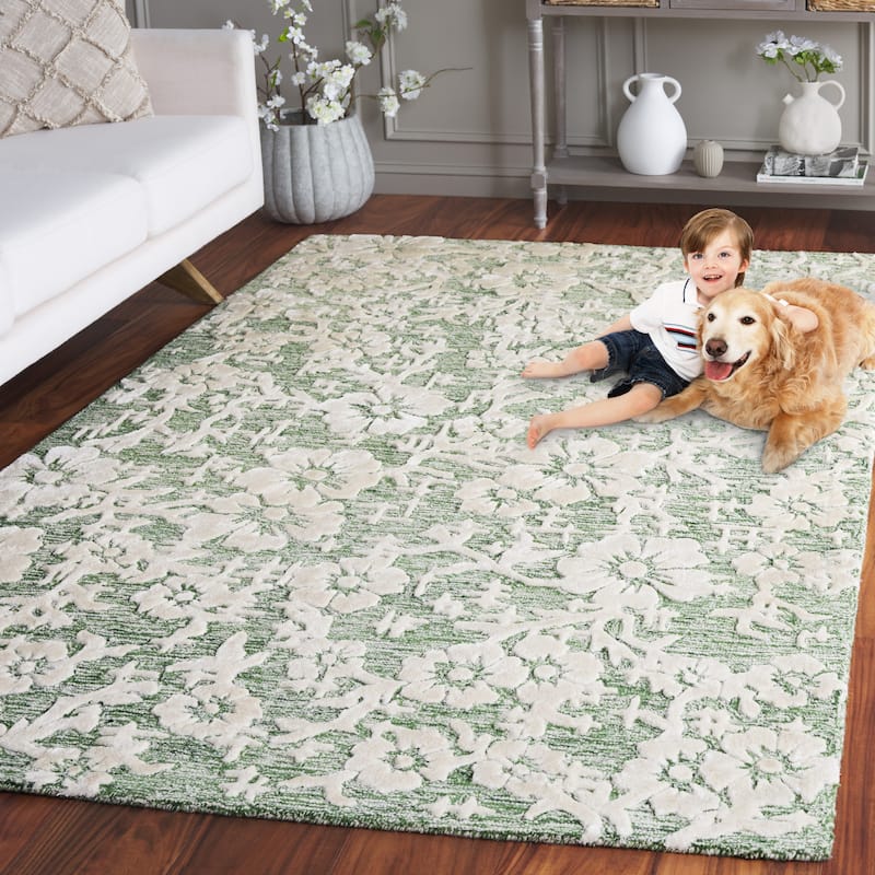 SAFAVIEH Handmade Glamour Zaruhi Modern & Contemporary Viscose Rug