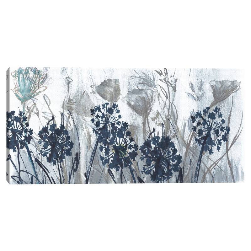 Indigo Field by Studio Arts Canvas Art Print