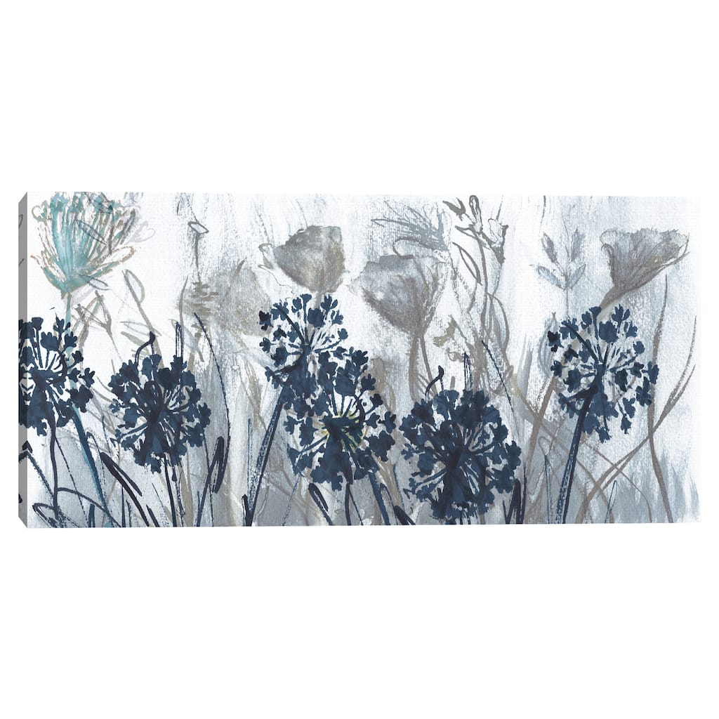 Indigo Field by Studio Arts Canvas Art Print