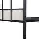 preview thumbnail 4 of 7, Furniture of America Jown Modern 2-Piece Black and White Metal Bunk Bed with Trundle Set