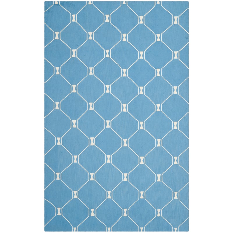 SAFAVIEH Handmade Christiane Modern Wool Rug - 4' x 6' - Blue