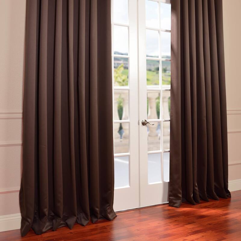 Exclusive Fabrics Extra Wide Room Darkening Curtain (1 Panel)