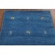 preview thumbnail 12 of 18, Blue Tribal Gabbeh Oriental Area Rug Handmade Wool Carpet - 2'8" x 6'4"