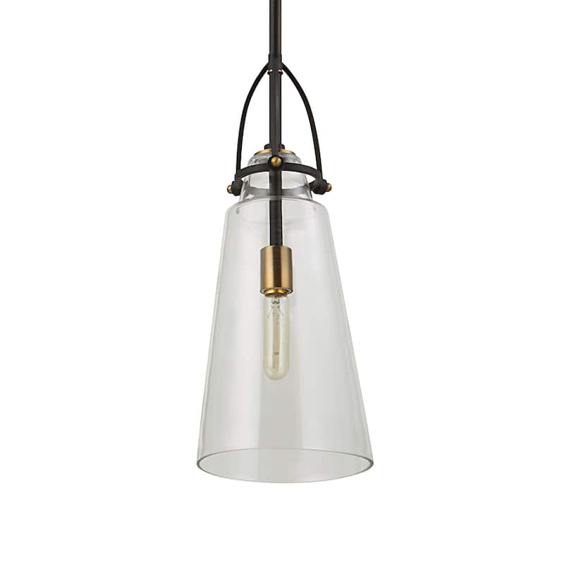 Uttermost Saugus Industrial 1 Light Pendant - 20"H x 8"Dia.