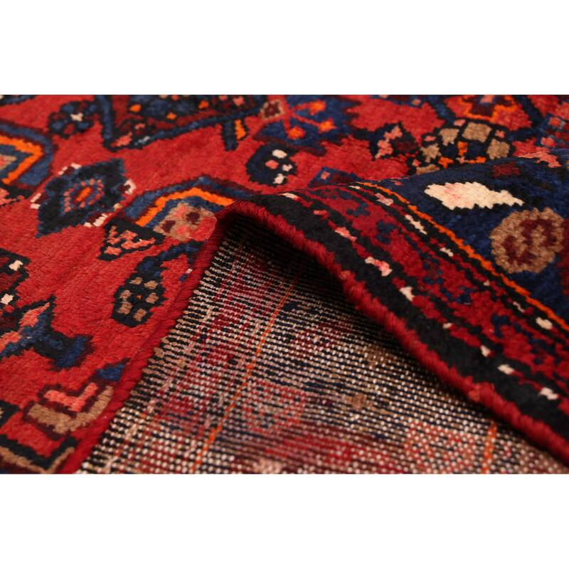 ECARPETGALLERY Hand-knotted Andelz Red Wool Rug - 4'4 x 7'0
