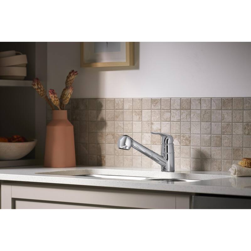 Sterling Valton 1.5 GPM Single Hole Pull Out Kitchen Faucet