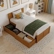 preview thumbnail 8 of 19, Orlando Platform Bed with Footboard and Storage Drawers