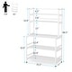 preview thumbnail 20 of 18, 5-Tier Kitchen Bakers Rack with Hutch Organizer Rack