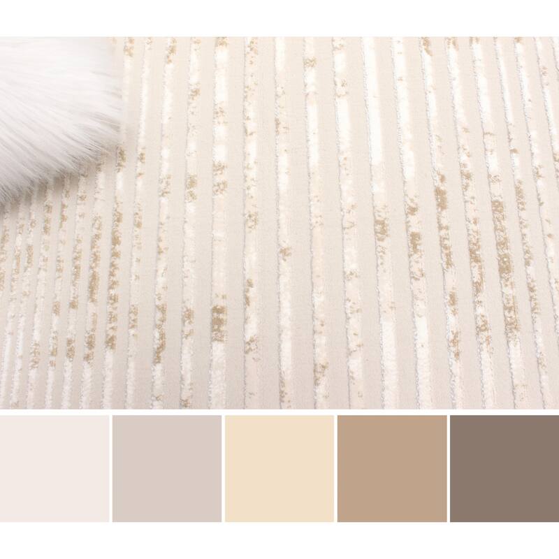 ECARPETGALLERY Machine Made Ramona Tan Area Rug