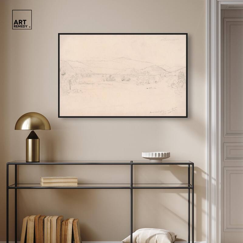 Study for View Mt. Washington Canvas by Art Remedy