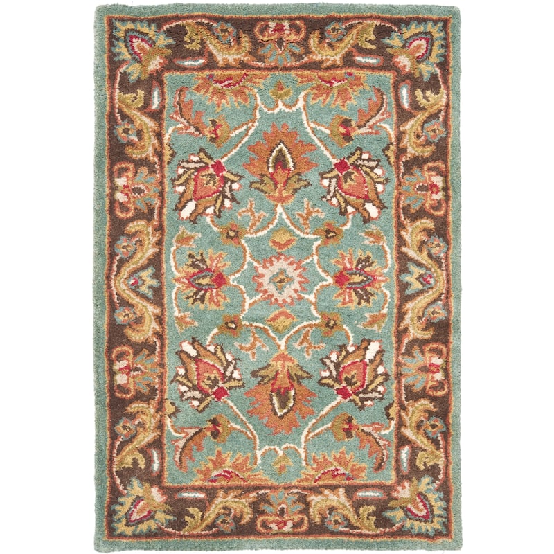 SAFAVIEH Handmade Heritage Full Bloom Traditional Oriental Wool Rug