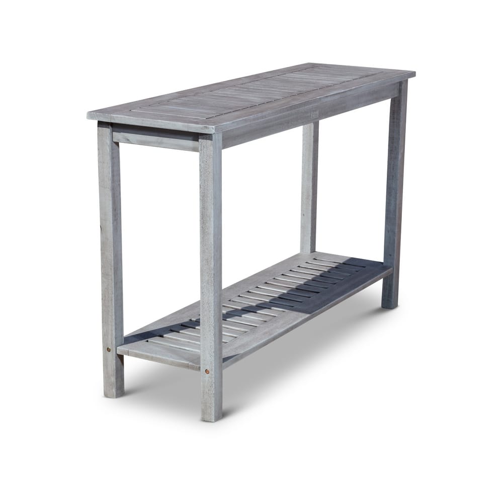 DTY Outdoor Living Longs Peak Eucalyptus Console Table