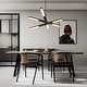 preview thumbnail 18 of 33, Modern Tiered Linear Sputnik Chandelier Warm Light 3000K Integrated LED Chandelier