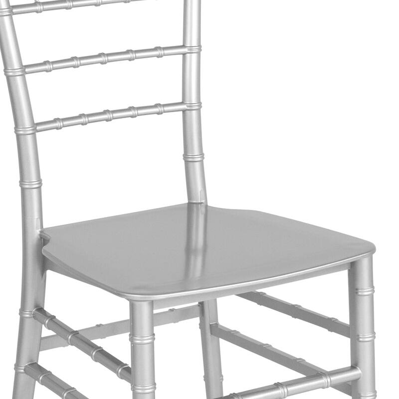 Resin Stackable Chiavari Chair - 15"W x 18.75"D x 35"H - 15"W x 18.75"D x 35"H