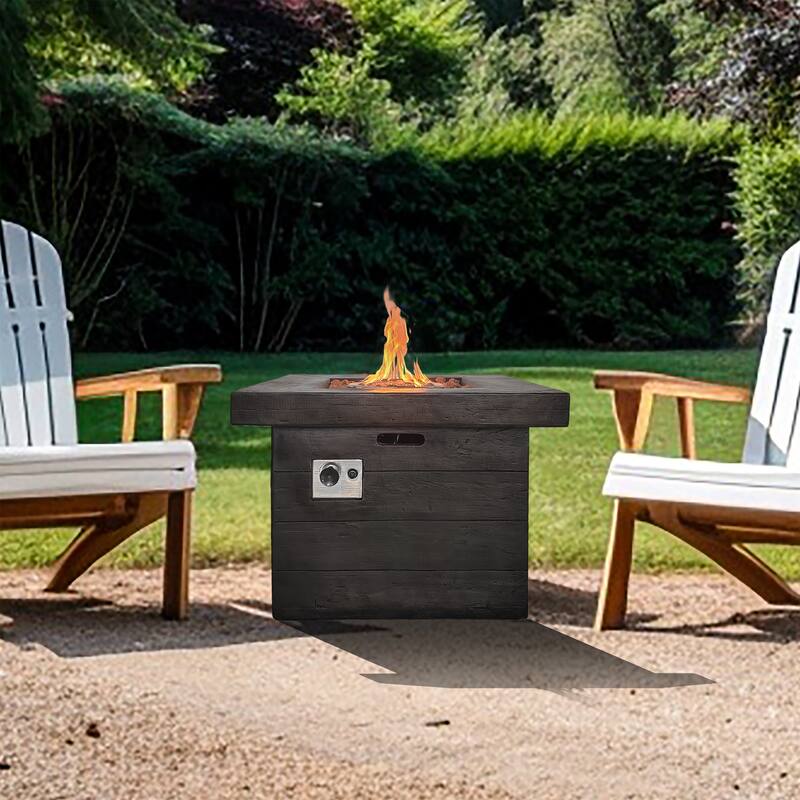 Smokeless Propane Gas Fire Pit - Fireplace for Outdoor Heating