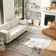 preview thumbnail 2 of 7, HOMCOM Area Rug 5x7, Machine Washable Rug, Distressed Non-Slip Modern Abstract Floor Cover Foldable Carpet for Living Room