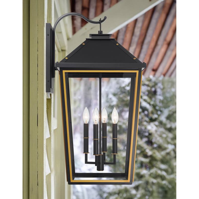 Crystorama Lighting Group HAW-604 Hawkins 4 Light 30" Tall Outdoor