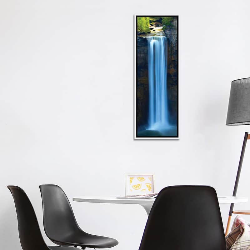 iCanvas "Vertical Water VII" by James McLoughlin Framed Canvas Print