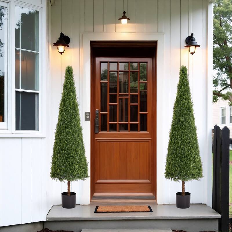 6FT Artificial Conical Topiary Tree