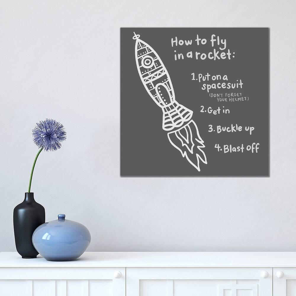 iCanvas "Outerspace/Black I" by Noonday Design Canvas Print