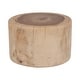 preview thumbnail 2 of 5, Sagebrook Home 25x16 Natural Suar Wood Coffee Table Stump - 25" x 25" x 16"