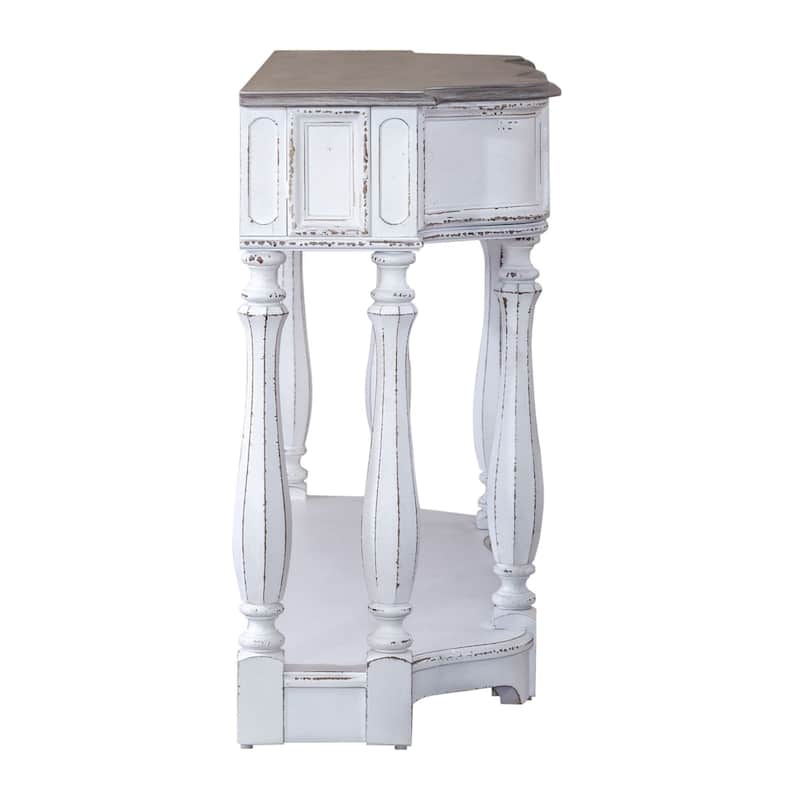 Magnolia Manor Antique White 56 Inch Hall Console Table