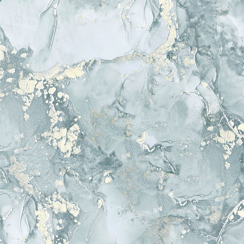 Advantage Grandin Light Blue Marbled Wallpaper