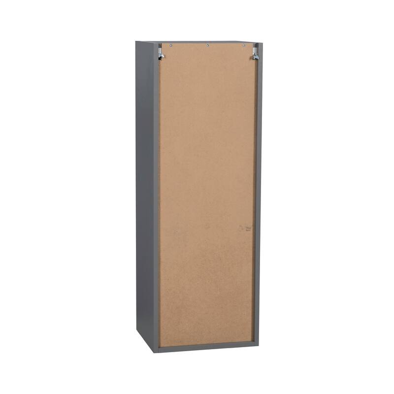 15" x 42" Wall Cabinet-Single Door-Grey - 15 x 42 x 12