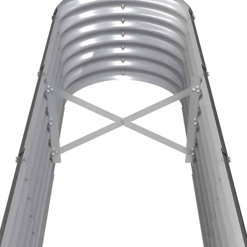 vidaXL Garden Raised Bed Patio Outdoor Raised Planter Box Powder-coated Steel