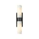 Option Striped White / Matte Black